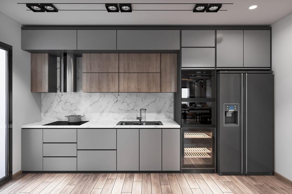 kitchens, Single wall kitchen