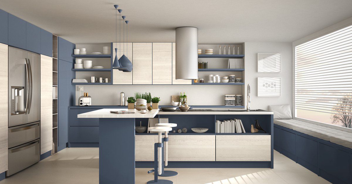 Blue a Timeless Kitchen Color Design