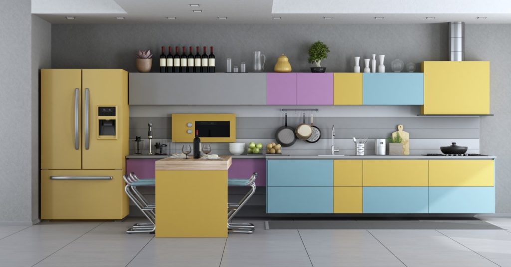 3 Kitchen Remodeling Ideas for a Modern Look, colored appliances