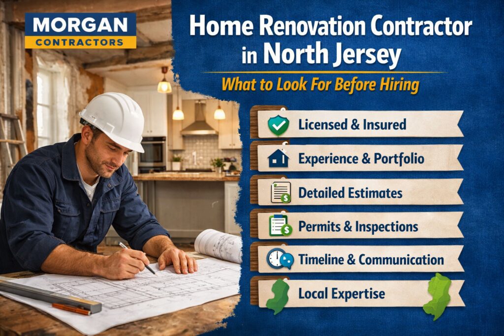 home renovation contractor in north jersey with list of services