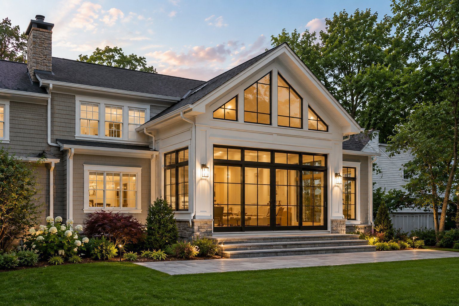 home additions in north and central jersey with modern custom home expansion